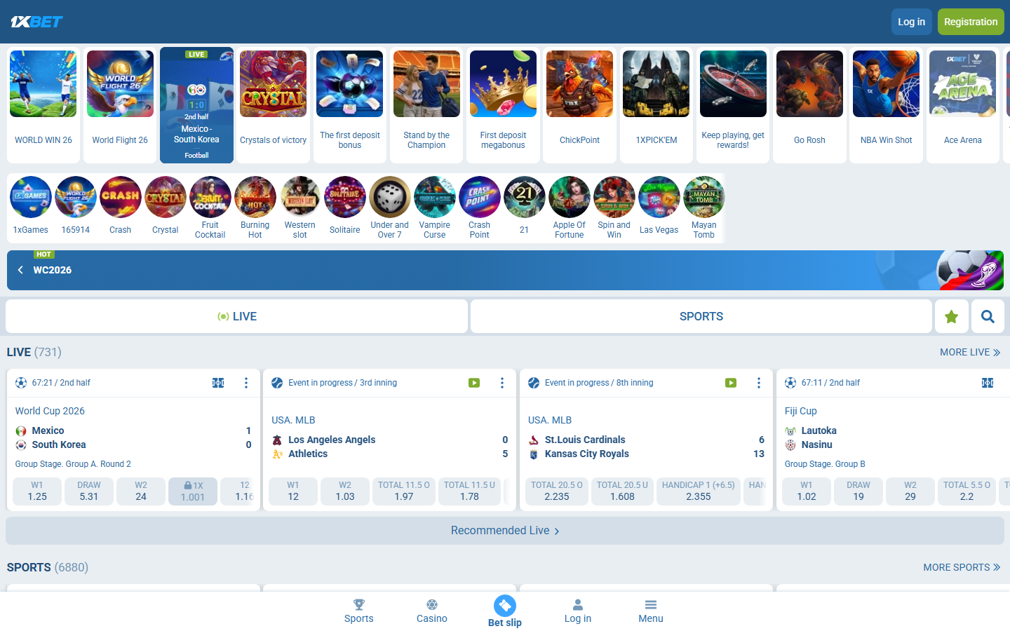 1xBet public page screenshot for Gonzo's Quest checks